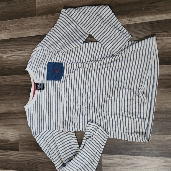 Nautica Other - Nautica Longsleeve Stripe Shirt Size XL 18/20 With Front Pocket